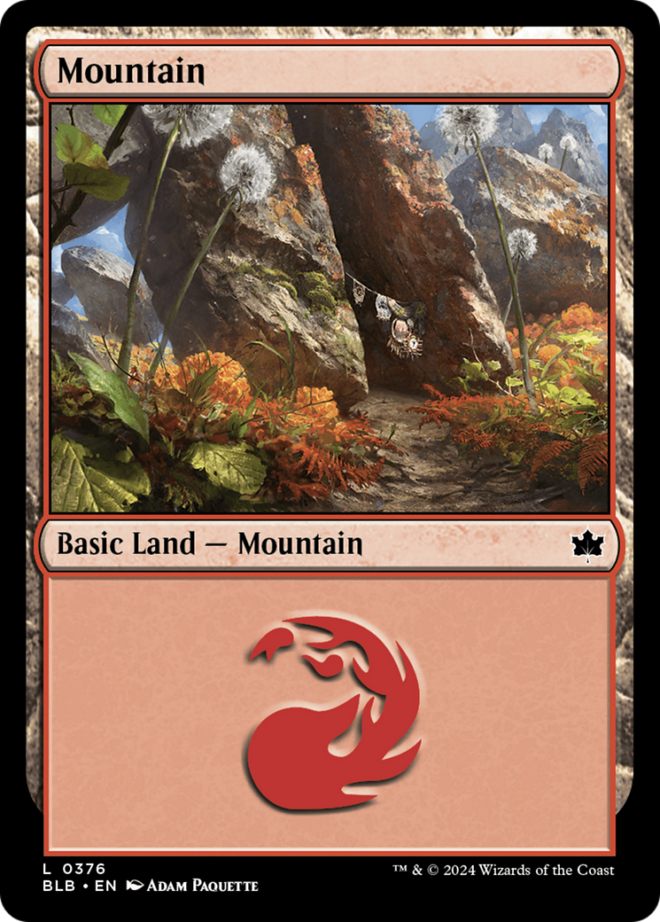 Mountain (0376) [Bloomburrow] Foil