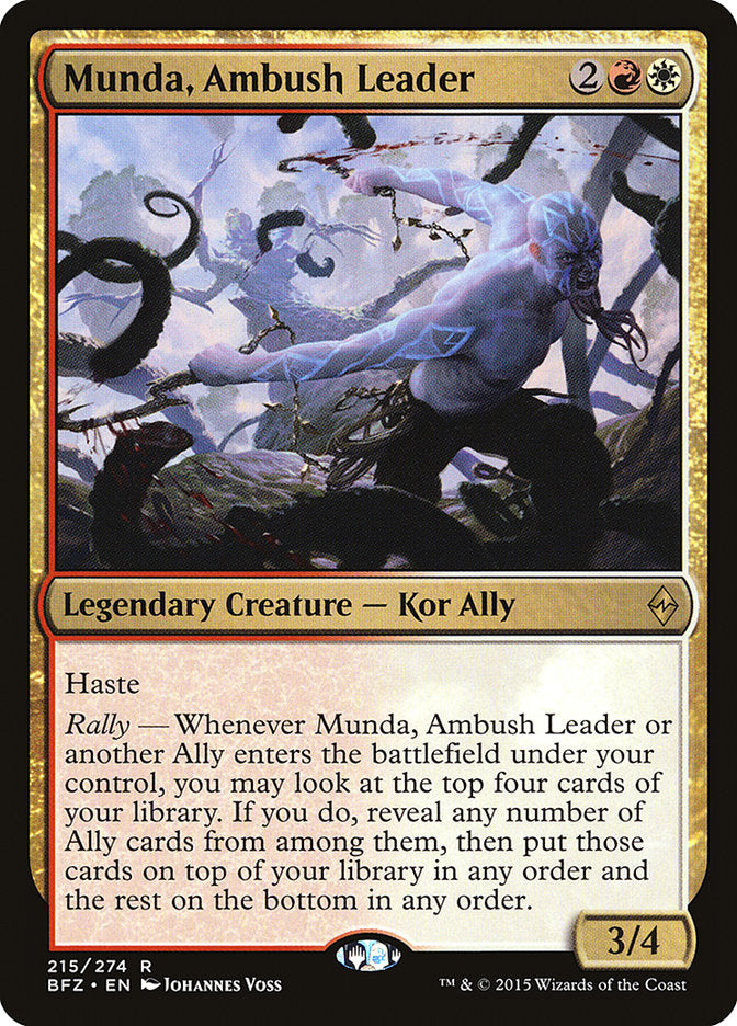 Munda, Ambush Leader [Battle for Zendikar] Foil