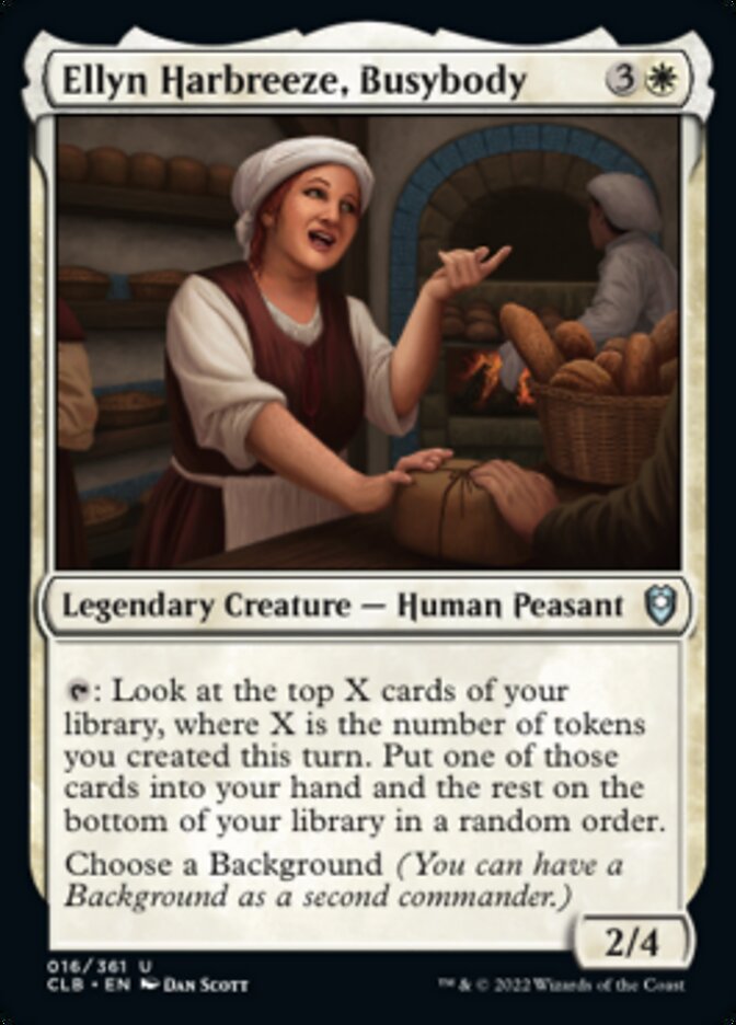 Ellyn Harbreeze, Busybody [Commander Legends: Battle for Baldur's Gate] Foil