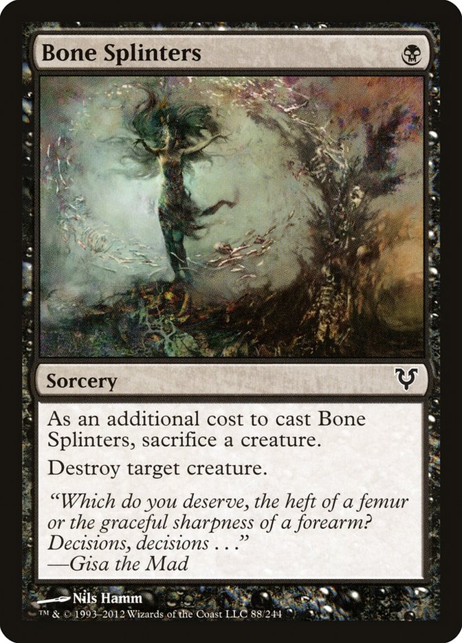 Bone Splinters [Avacyn Restored] Foil