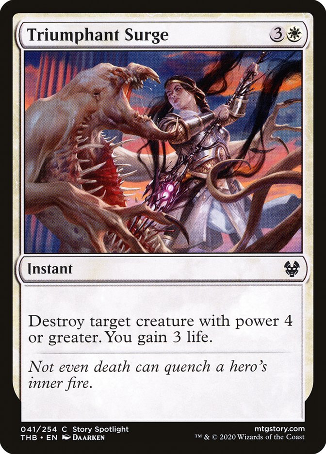 Triumphant Surge [Theros Beyond Death] Foil
