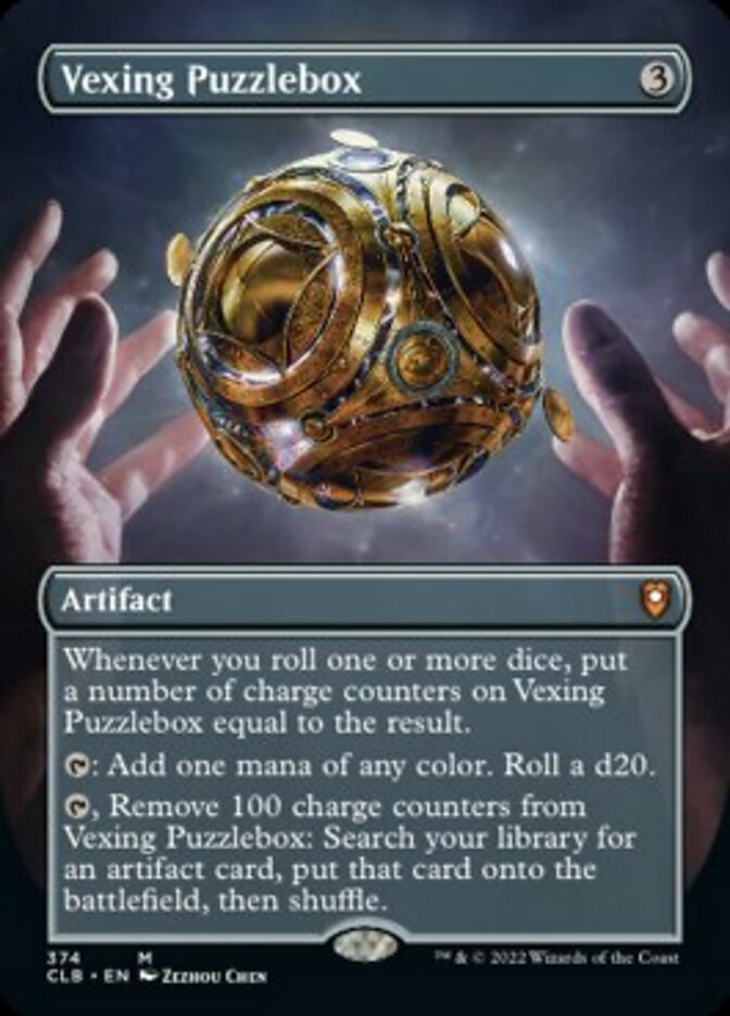 Vexing Puzzlebox (Borderless Alternate Art) [Commander Legends: Battle for Baldur's Gate] Foil