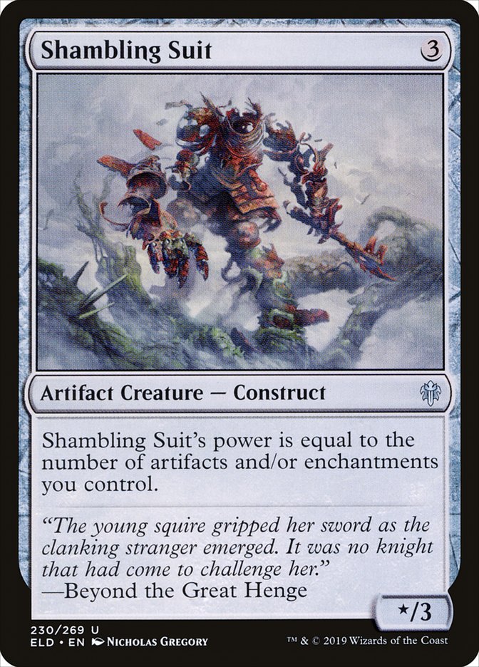 Shambling Suit [Throne of Eldraine] Foil