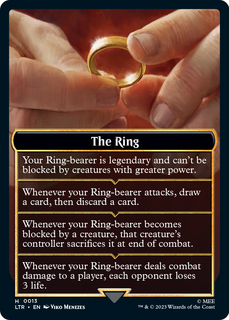 The Ring // The Ring Tempts You  [Tales of Middle-earth Tokens]