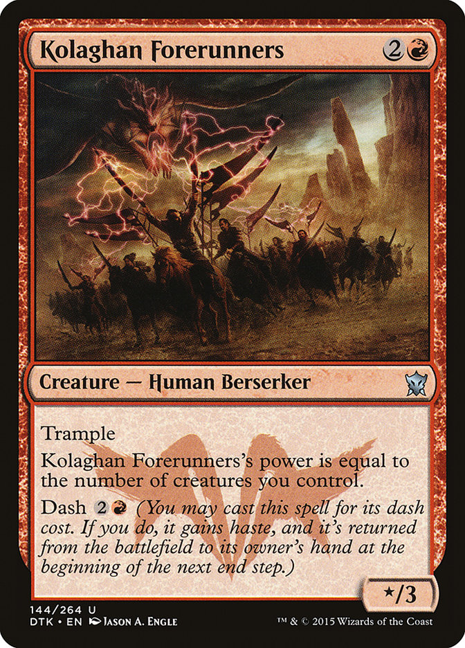 Kolaghan Forerunners [Dragons of Tarkir] Foil