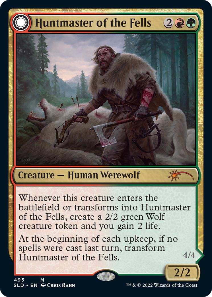 Huntmaster of the Fells // Ravager of the Fells [Secret Lair Drop Series] Foil