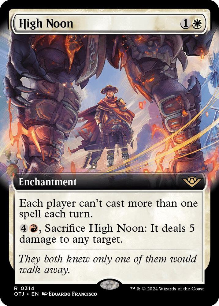 High Noon (Extended Art) [Outlaws of Thunder Junction] Foil