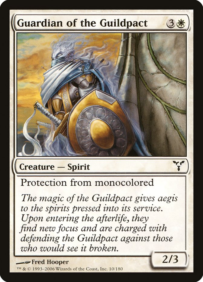 Guardian of the Guildpact [Dissension] Foil