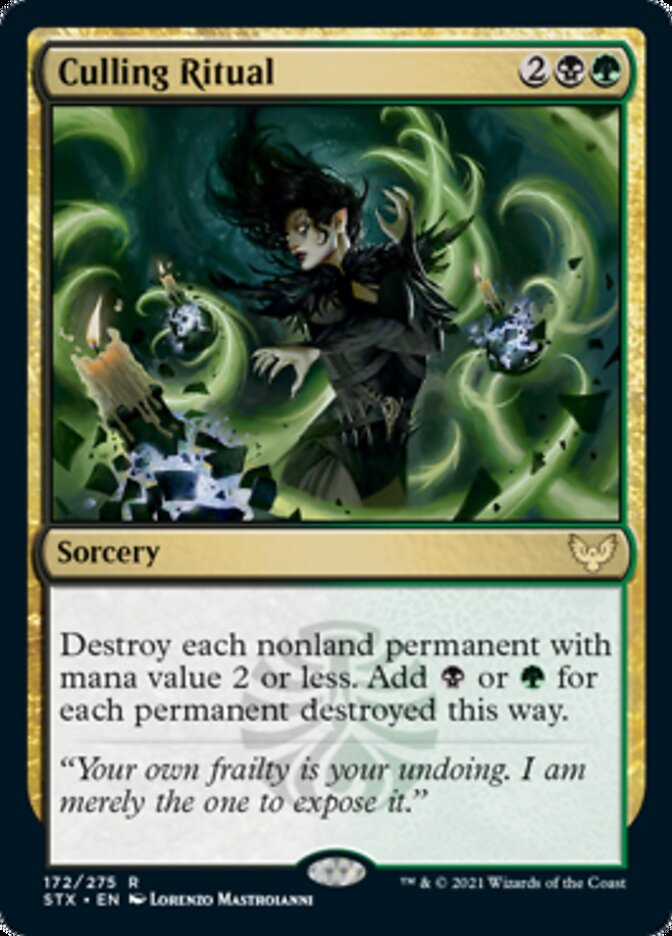Culling Ritual [Strixhaven: School of Mages] Foil