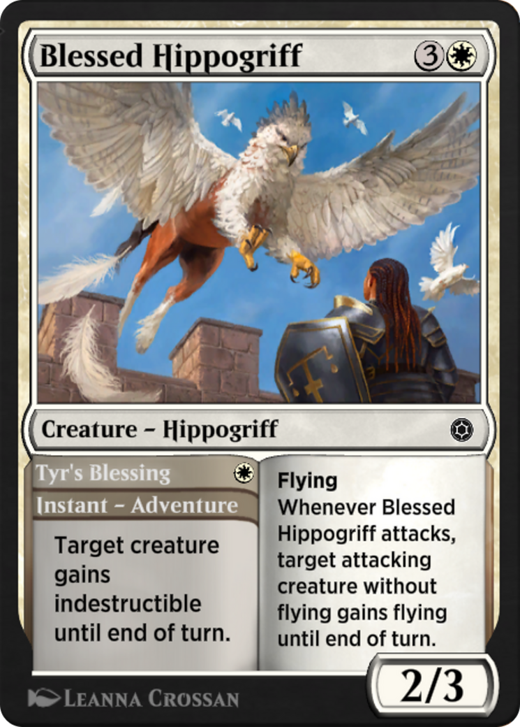 Blessed Hippogriff // Tyr's Blessing  [Alchemy Horizons: Baldur's Gate]