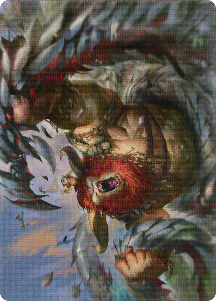 Borborygmos and Fblthp // Borborygmos and Fblthp  [March of the Machine Art Series] (Borderless) Foil