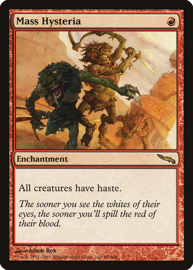 Mass Hysteria [Mirrodin] Foil
