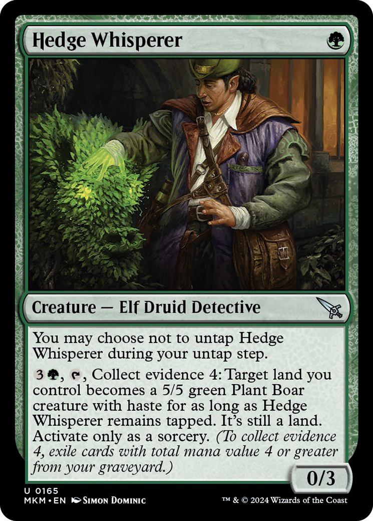 Hedge Whisperer [Murders at Karlov Manor] Foil