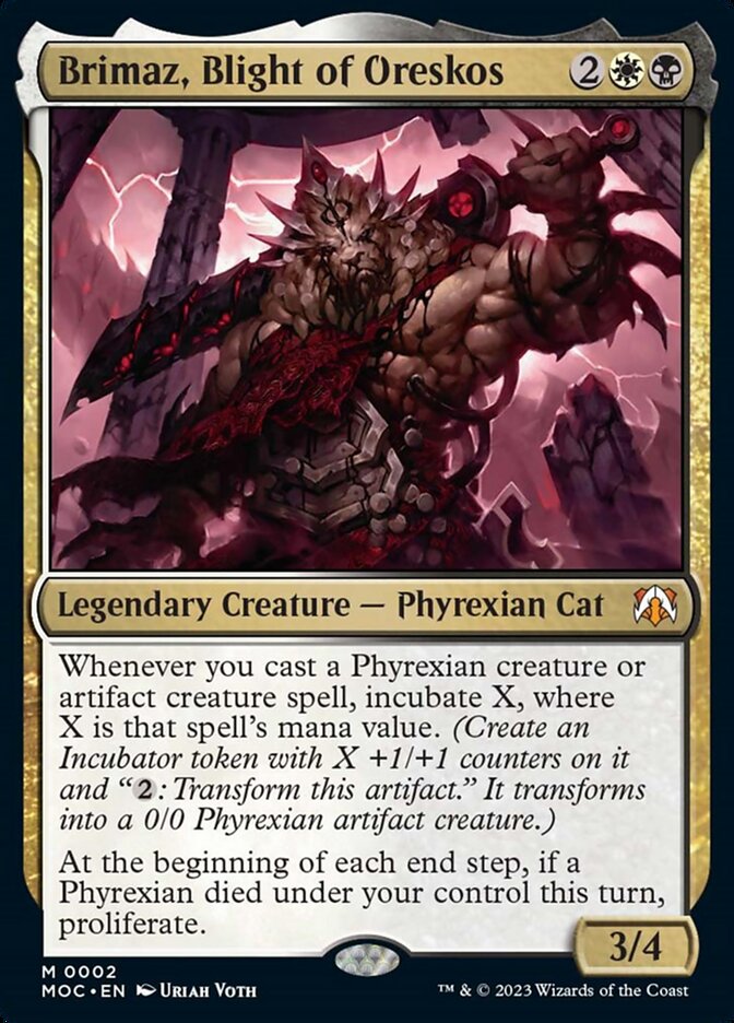 Brimaz, Blight of Oreskos [March of the Machine Commander] Foil