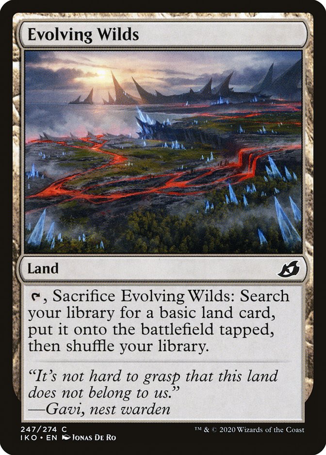 Evolving Wilds [Ikoria: Lair of Behemoths] Foil