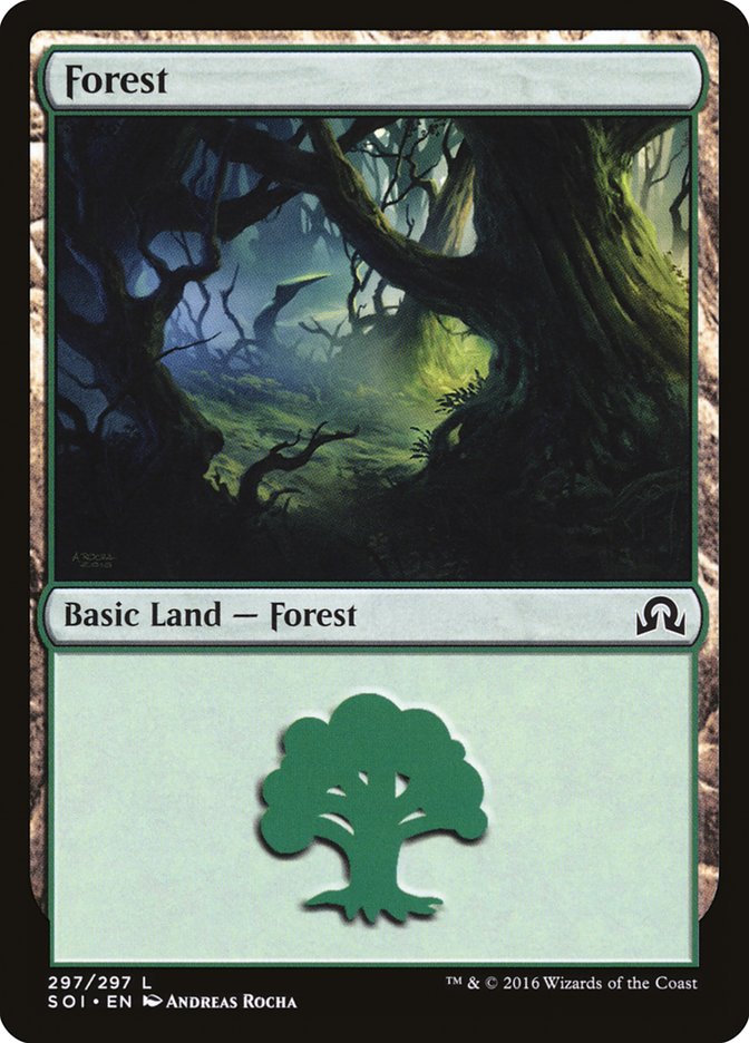 Forest (297) [Shadows over Innistrad] Foil