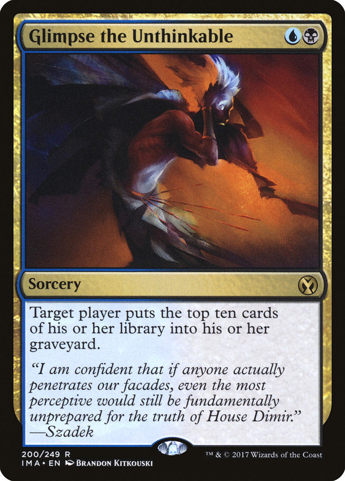 Glimpse the Unthinkable [Iconic Masters] Foil