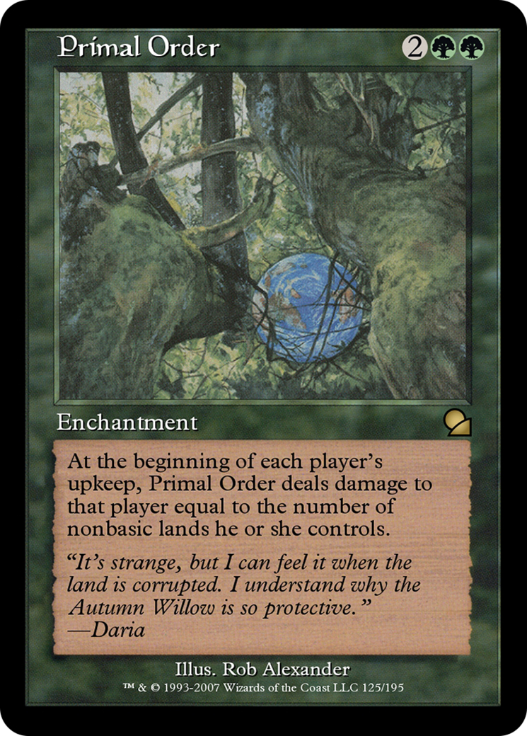 Primal Order  [Masters Edition] Foil