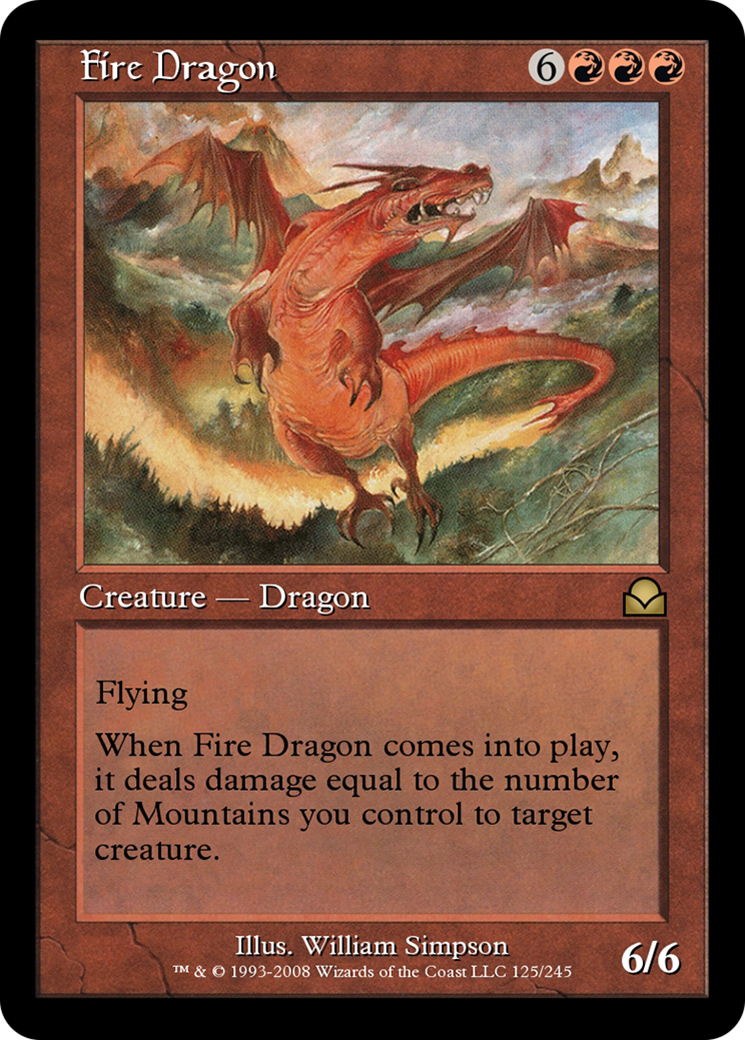 Fire Dragon  [Masters Edition II] Foil
