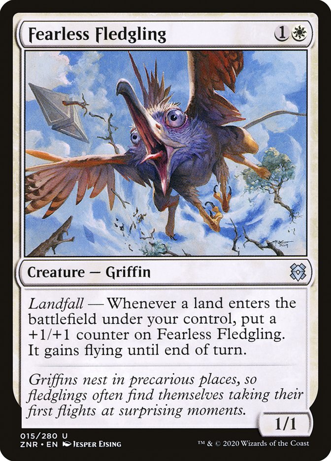 Fearless Fledgling [Zendikar Rising] Foil