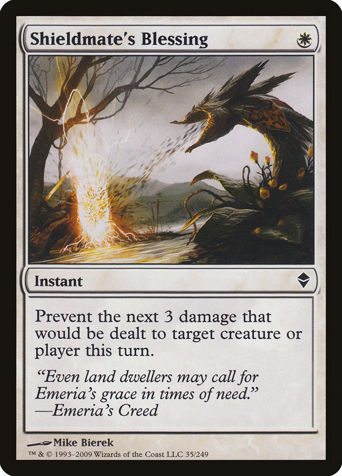 Shieldmate's Blessing [Zendikar] Foil