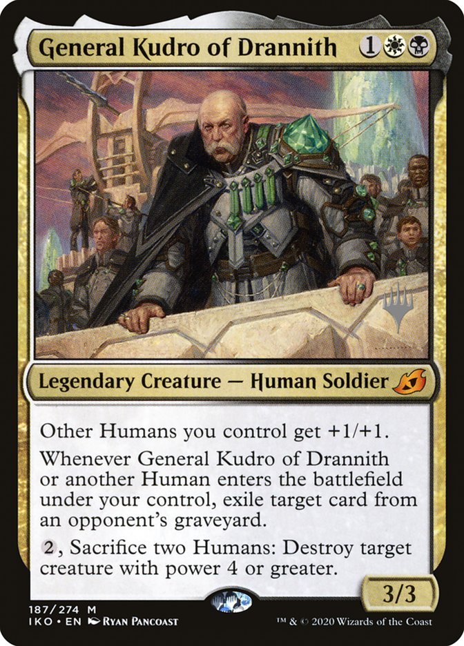 General Kudro of Drannith (Promo Pack) [Ikoria: Lair of Behemoths Promos] Foil