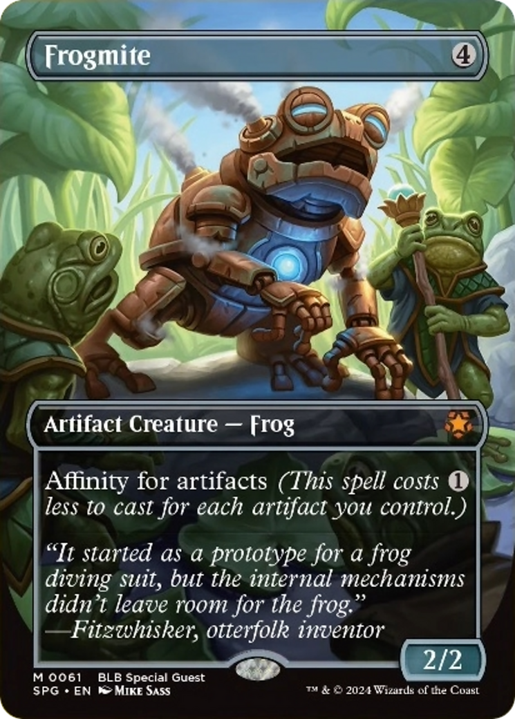 Frogmite (Borderless) [Bloomburrow Special Guests] Foil