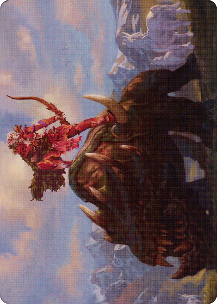 Meria's Outrider // Meria's Outrider  [Dominaria United Art Series] (Borderless)