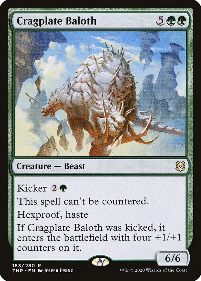 Cragplate Baloth [Zendikar Rising] Foil