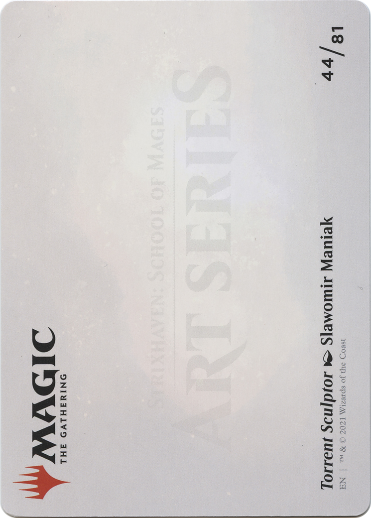 Torrent Sculptor // Torrent Sculptor  [Strixhaven Art Series] (Borderless) Foil