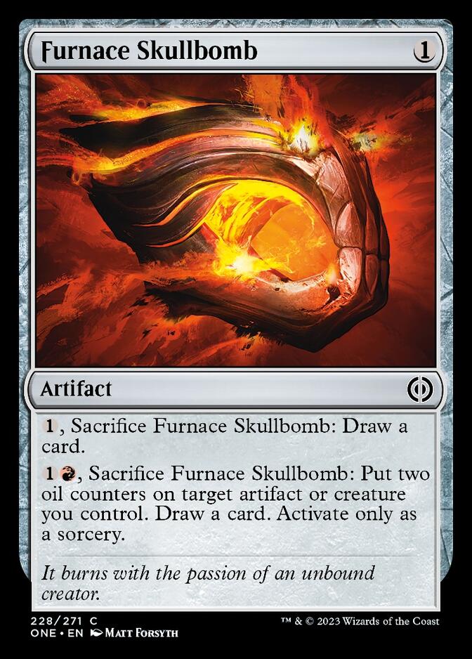 Furnace Skullbomb [Phyrexia: All Will Be One] Foil