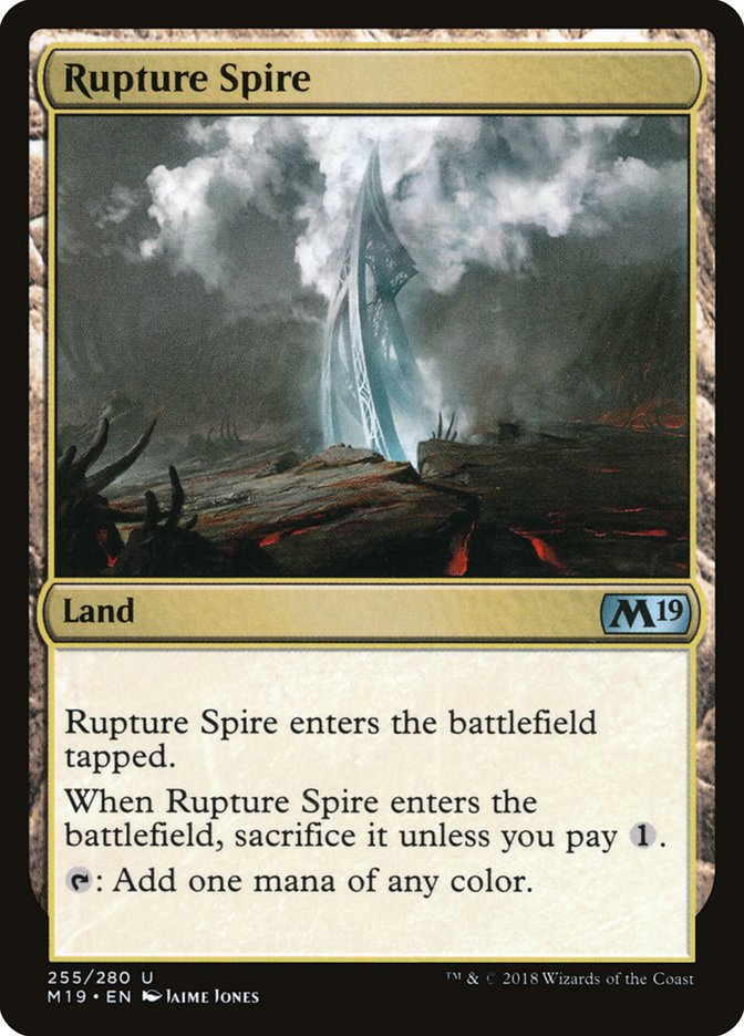 Rupture Spire [Core Set 2019] Foil
