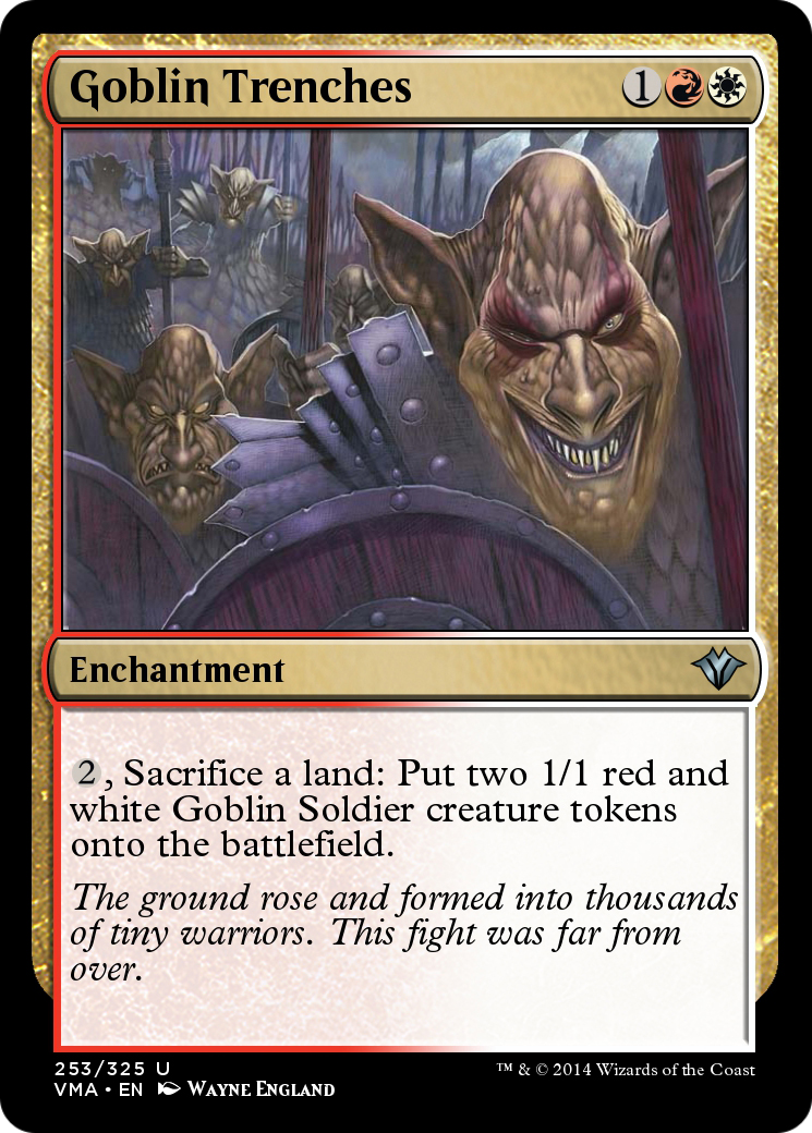 Goblin Trenches  [Vintage Masters] Foil