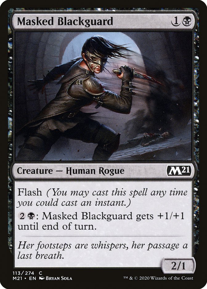 Masked Blackguard [Core Set 2021] Foil
