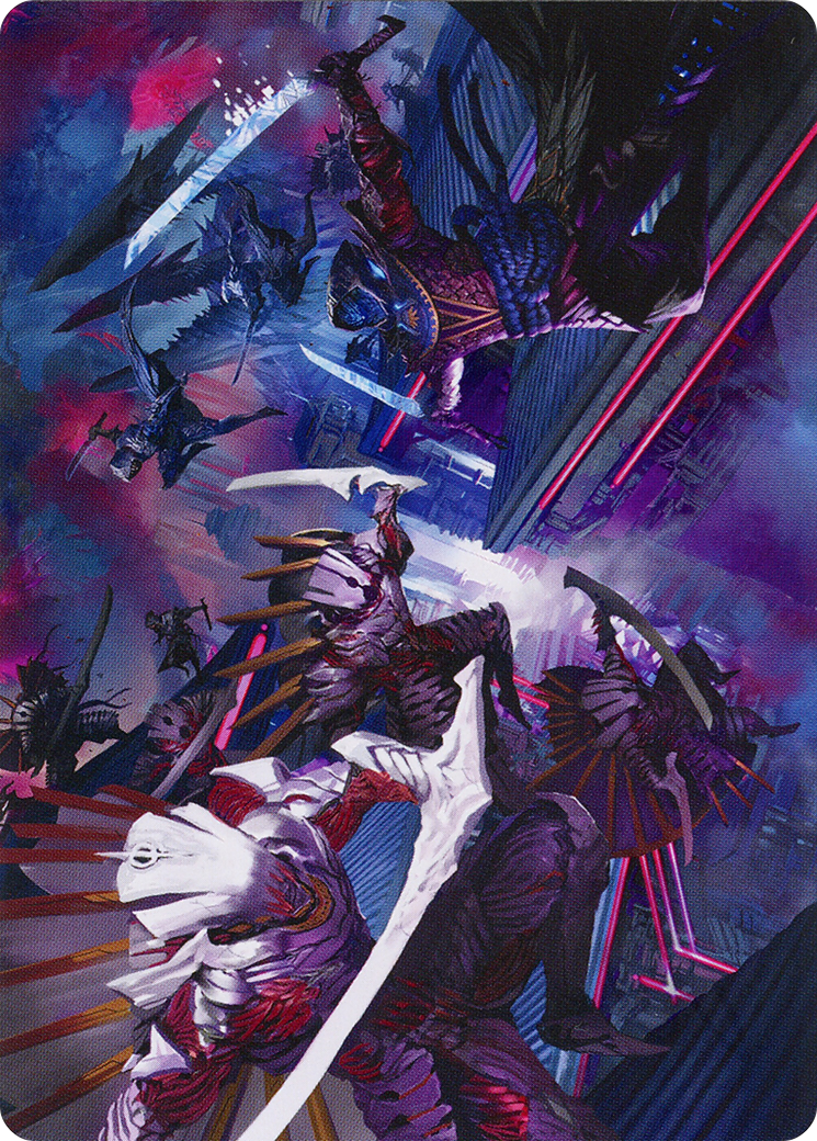 Invasion of Kamigawa // Invasion of Kamigawa  [March of the Machine Art Series] (Borderless) Foil