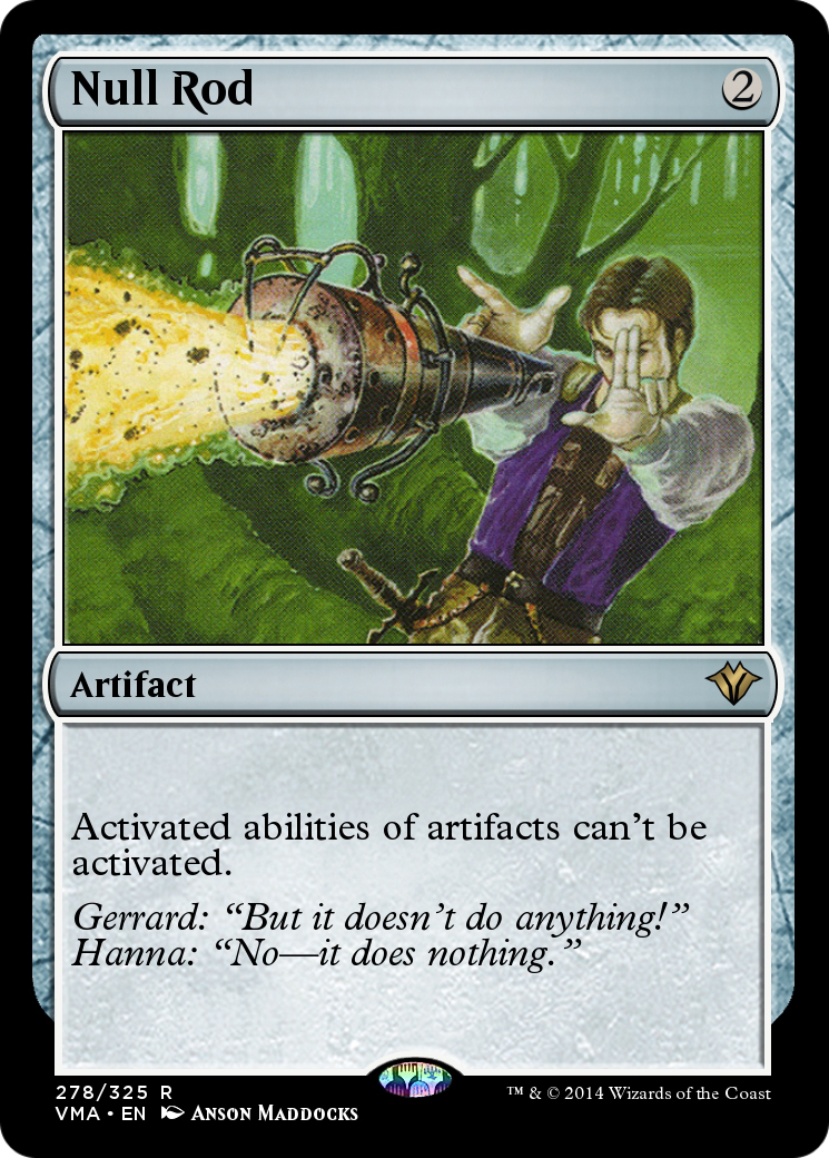 Null Rod  [Vintage Masters] Foil