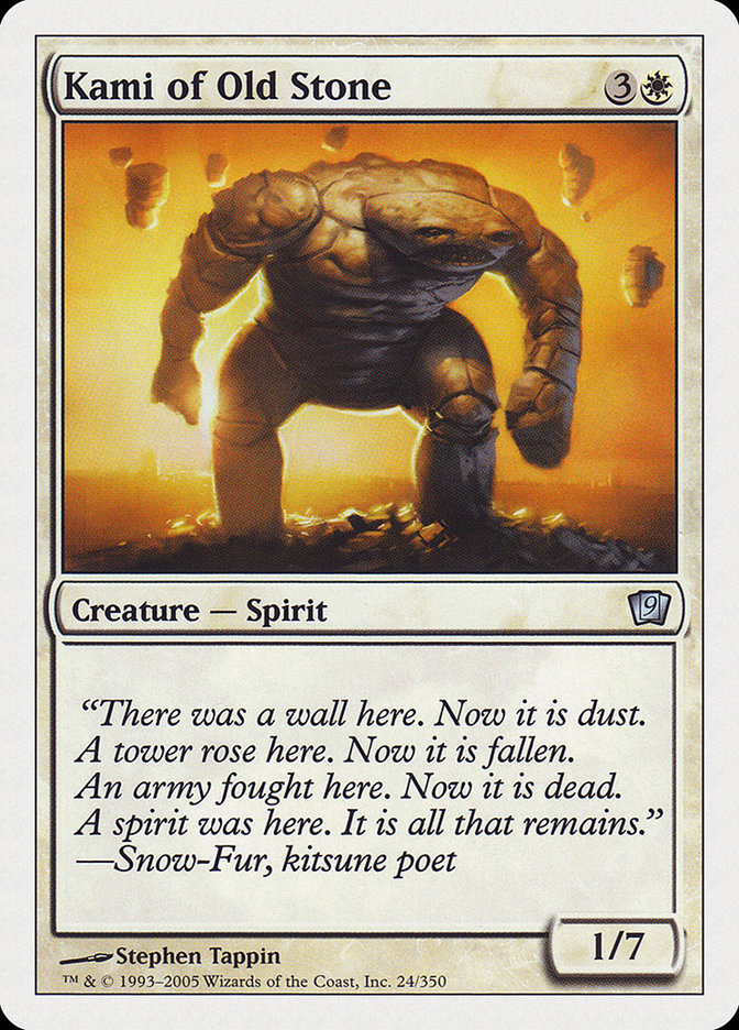 Kami of Old Stone [Ninth Edition] Foil