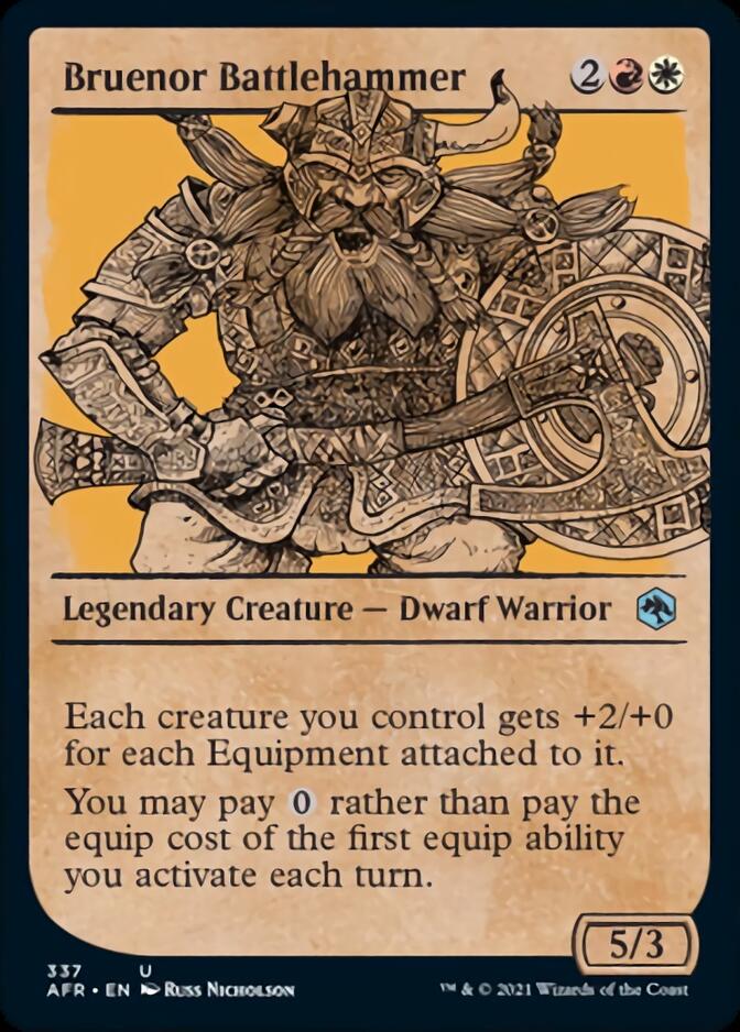 Bruenor Battlehammer (Showcase) [Dungeons & Dragons: Adventures in the Forgotten Realms] Foil -1
