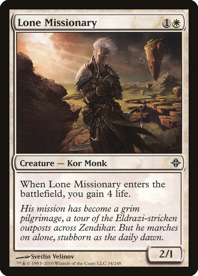Lone Missionary [Rise of the Eldrazi] Foil