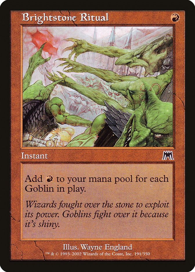 Brightstone Ritual [Onslaught] Foil