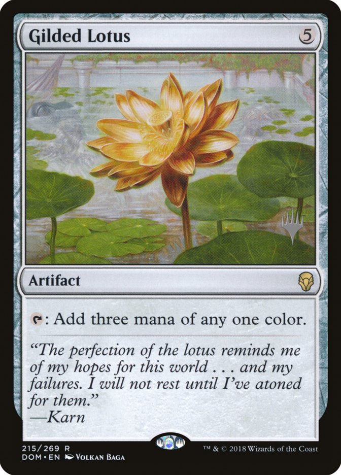 Gilded Lotus (Promo Pack) [Dominaria Promos] Foil