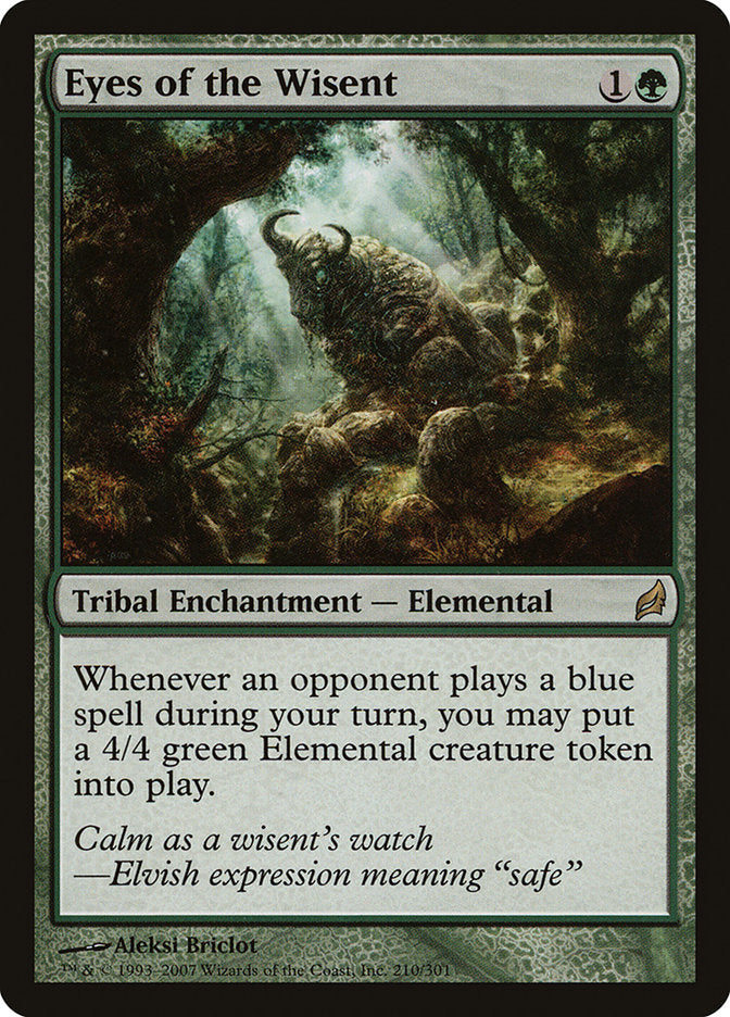 Eyes of the Wisent [Lorwyn] Foil
