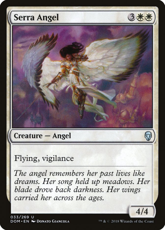 Serra Angel [Dominaria] Foil
