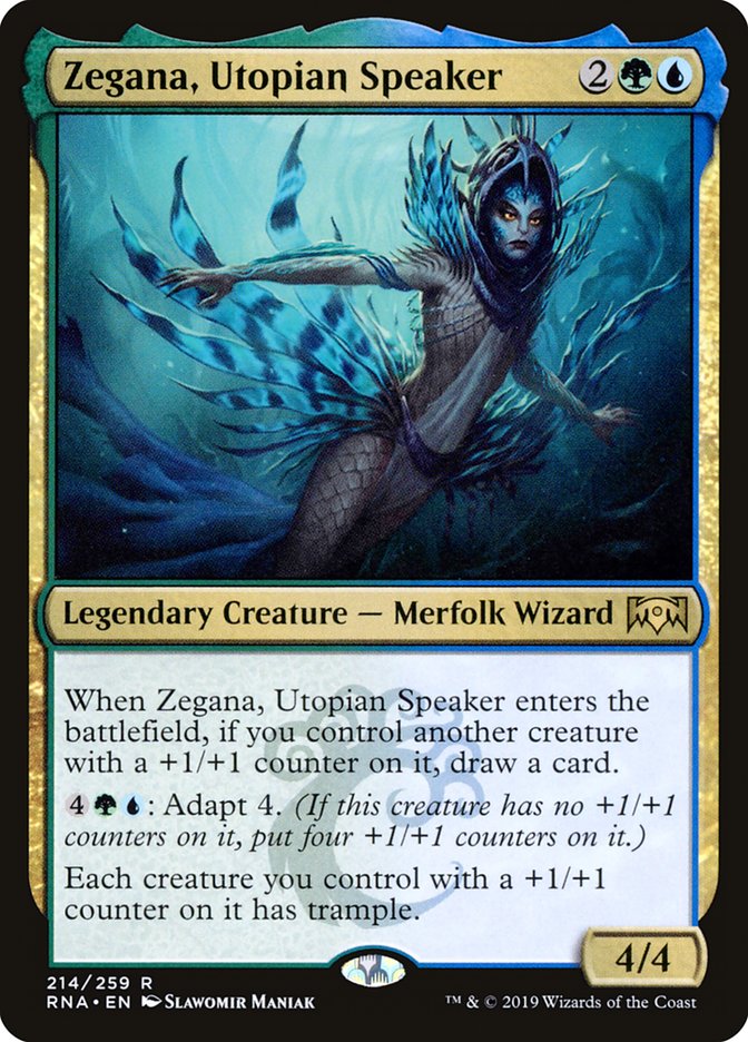 Zegana, Utopian Speaker [Ravnica Allegiance] Foil