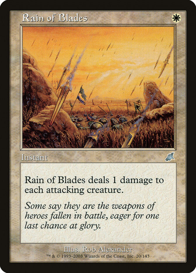 Rain of Blades [Scourge] Foil