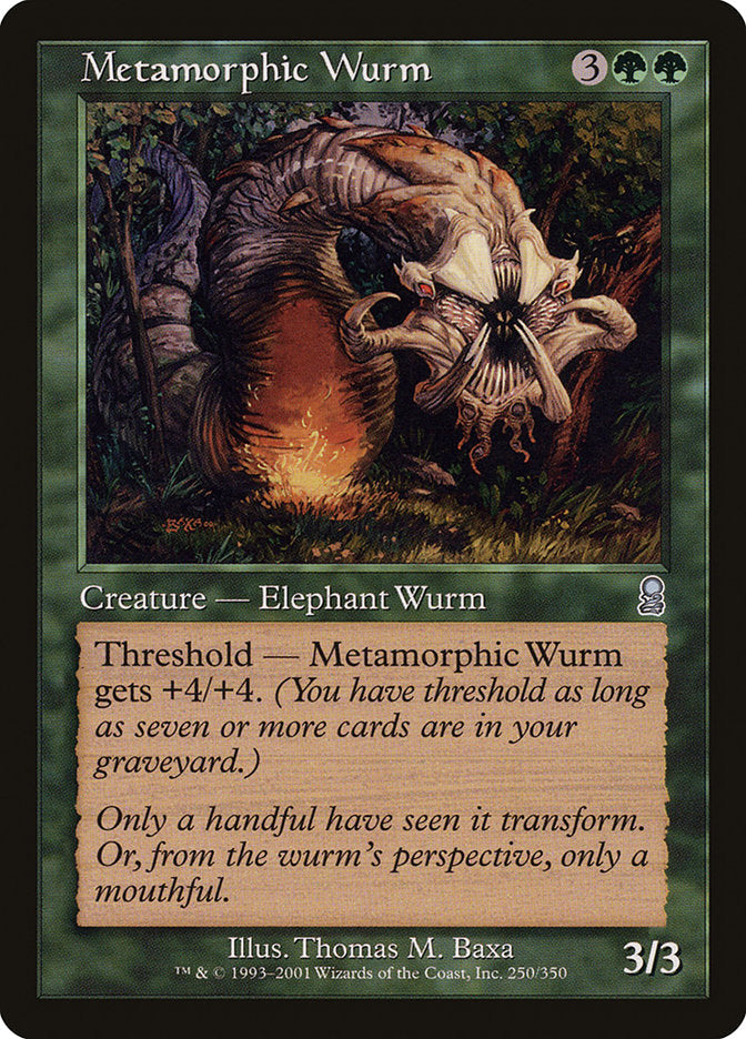 Metamorphic Wurm [Odyssey] Foil