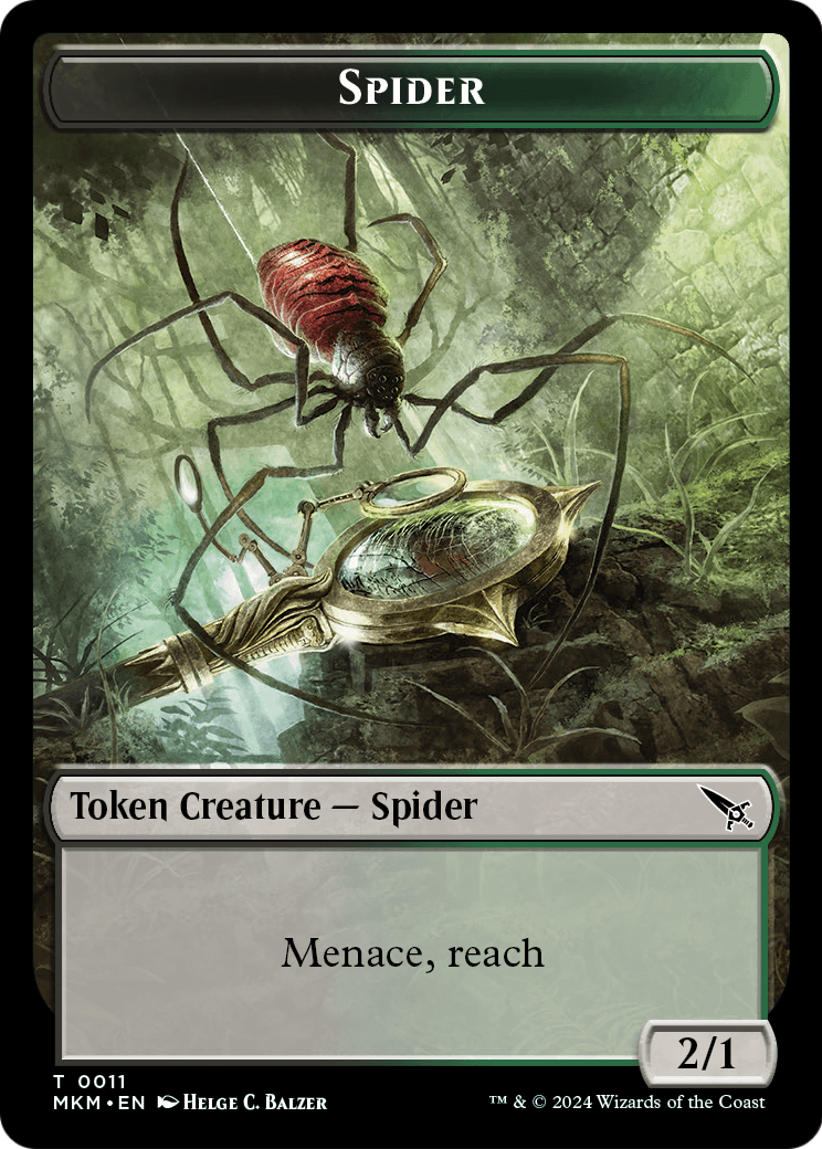 Spider  [Murders at Karlov Manor Tokens]