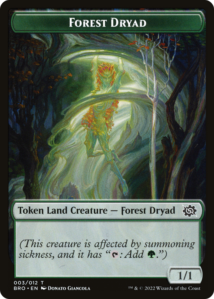 Forest Dryad  [The Brothers' War Tokens] Foil