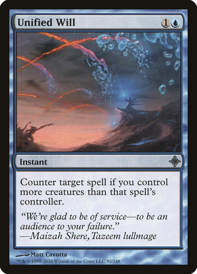 Unified Will [Rise of the Eldrazi] Foil