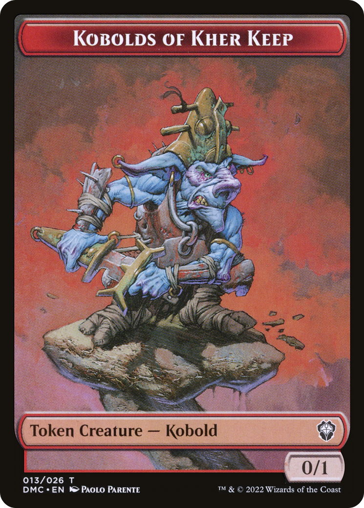 Kobolds of Kher Keep  [Dominaria United Tokens] Foil